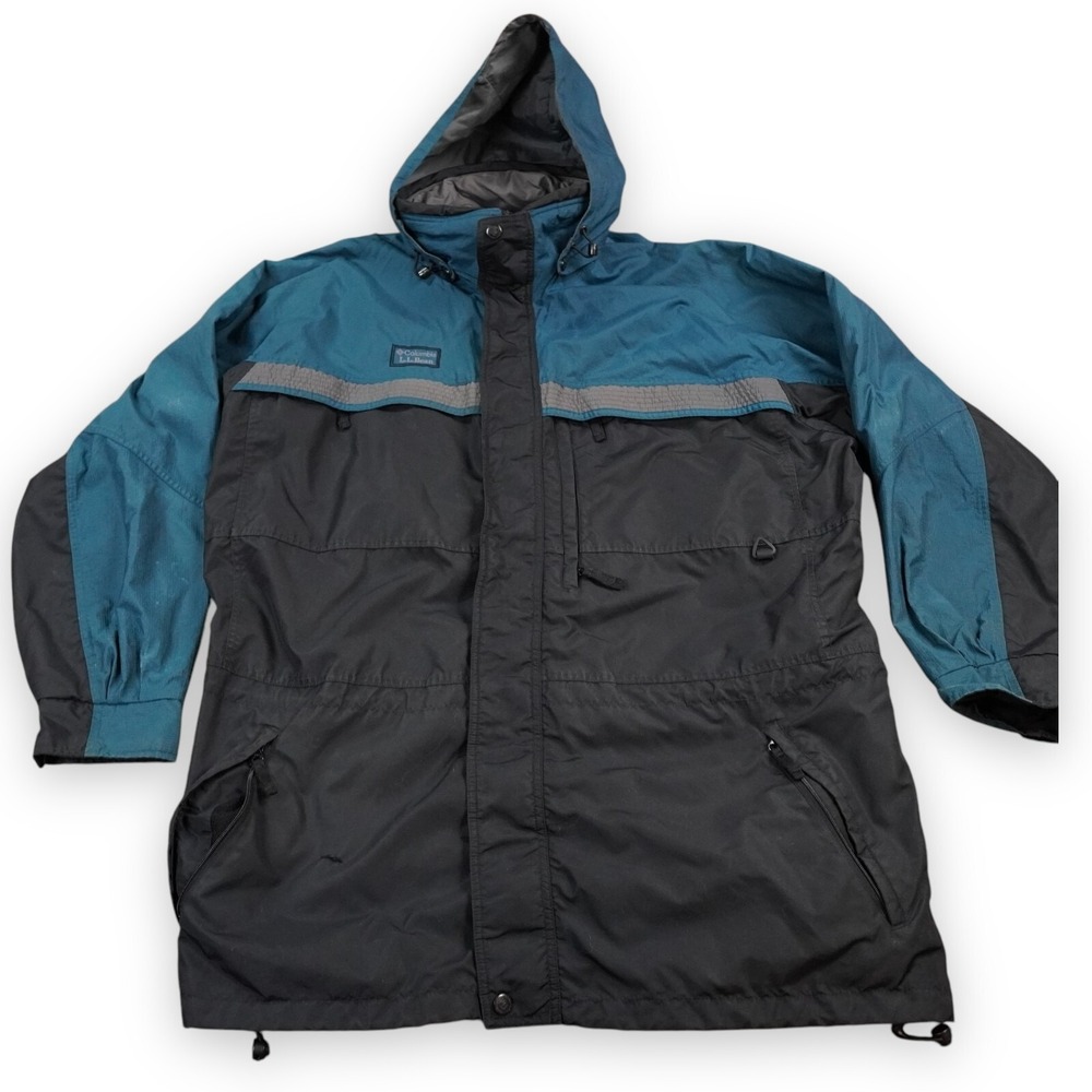 VTG LL Bean x Columbia Jacket Mens Extra Large Ski Outdoor No Liner Softshell